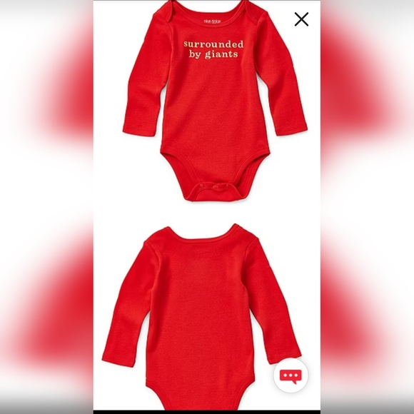 Okie Dokie Baby Unisex "Surrounded By Giants" Bodysuit Newborn - Picture 1 of 6
